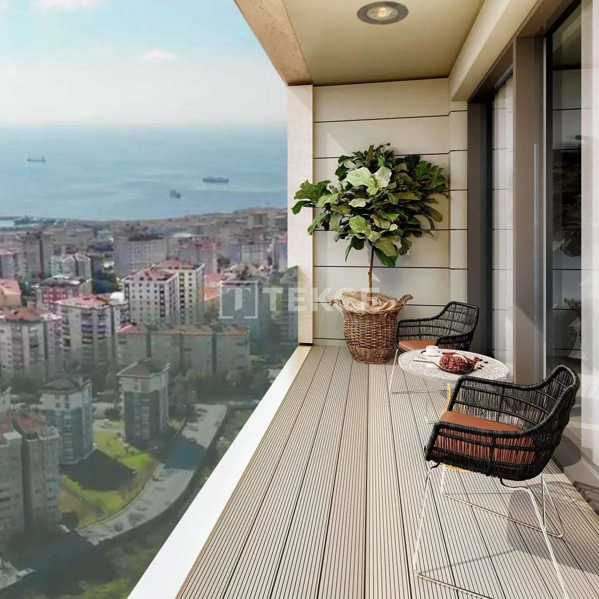 2-Bedroom Apartment with Sea and City Views in Istanbul, photo 2