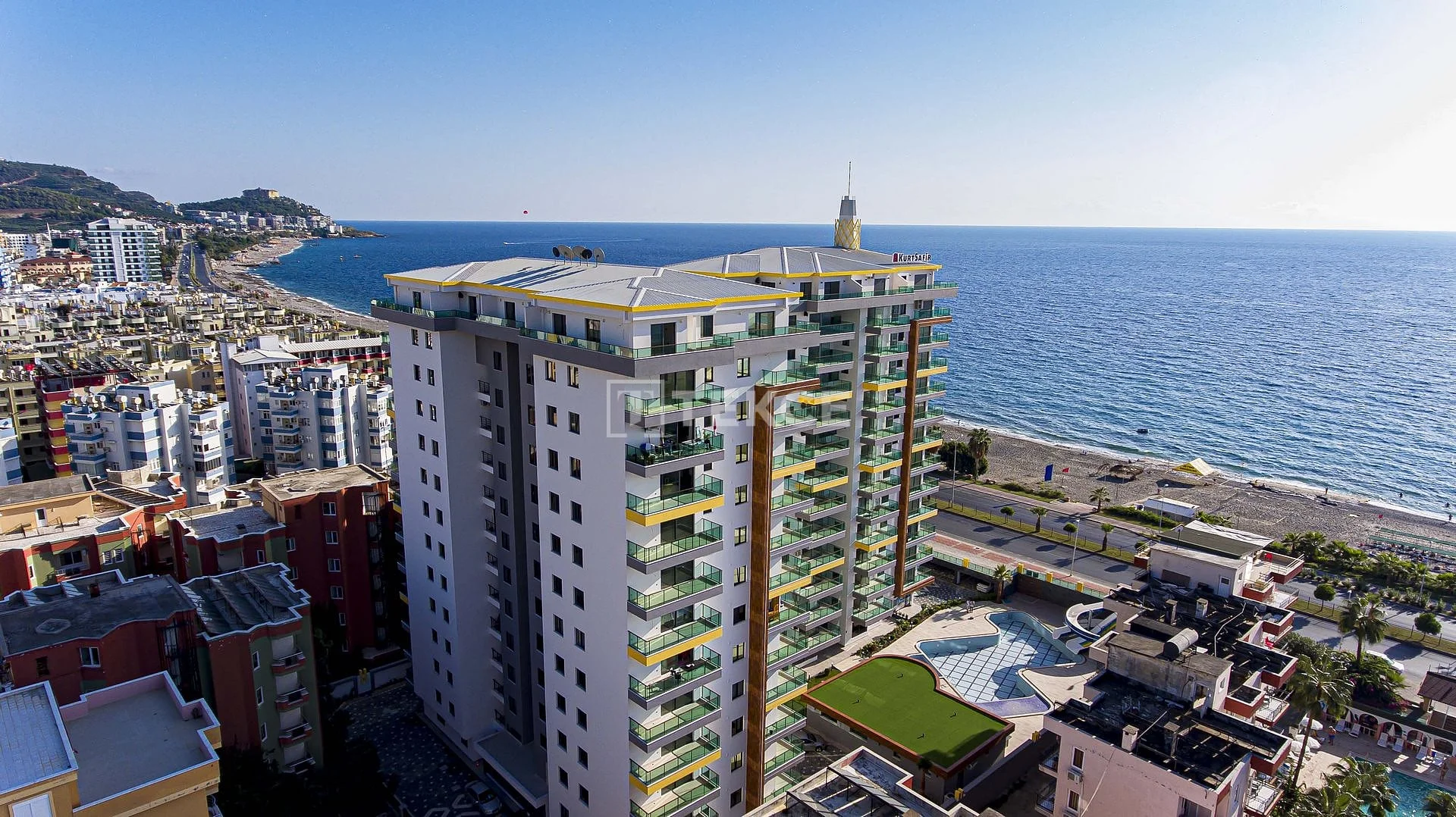 Пентхаус 250 м² с видом на море в Махмутларе, 4 спальни, фото 2