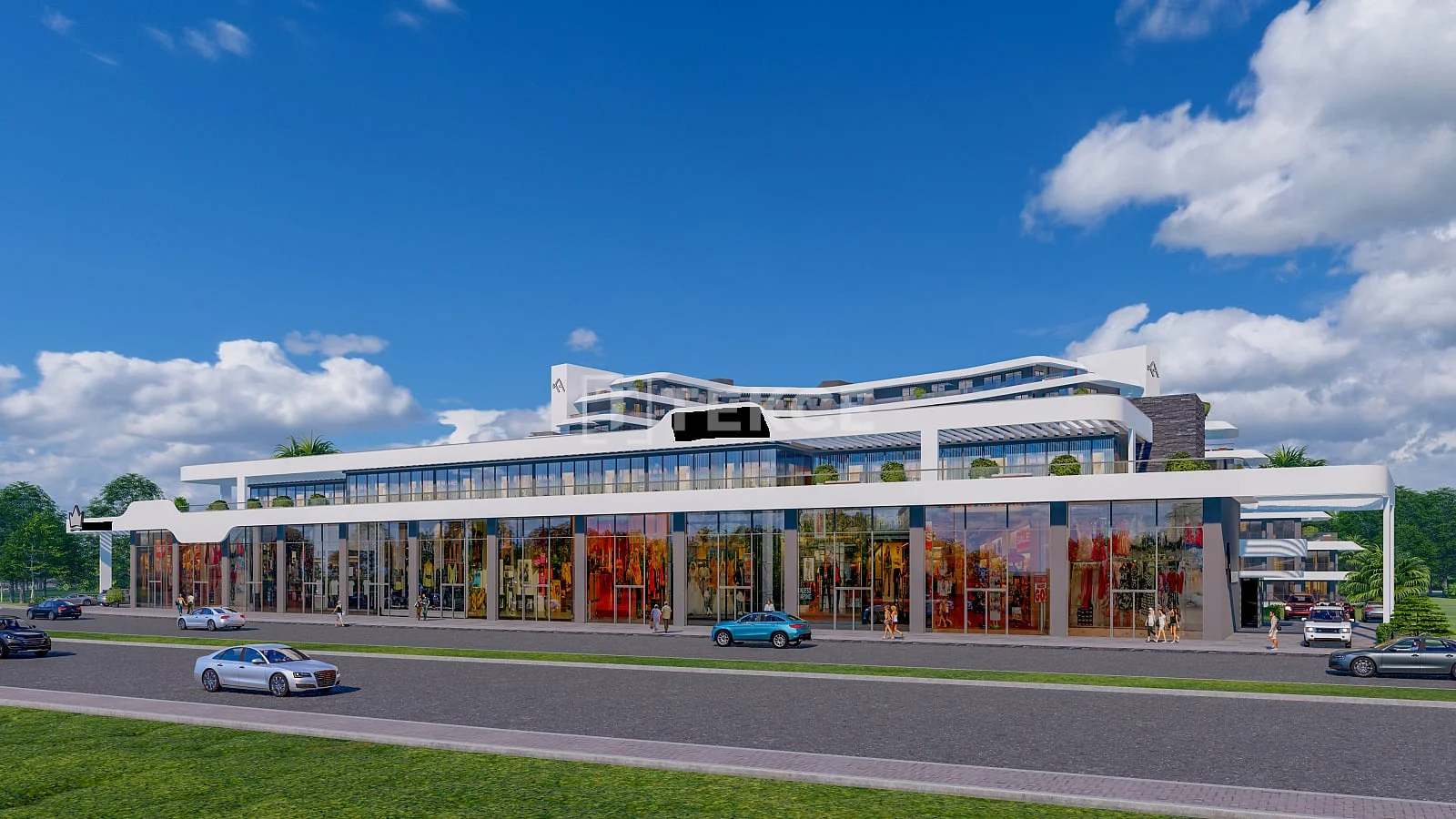 Commercial Space 275 m² in New Complex, Aksu