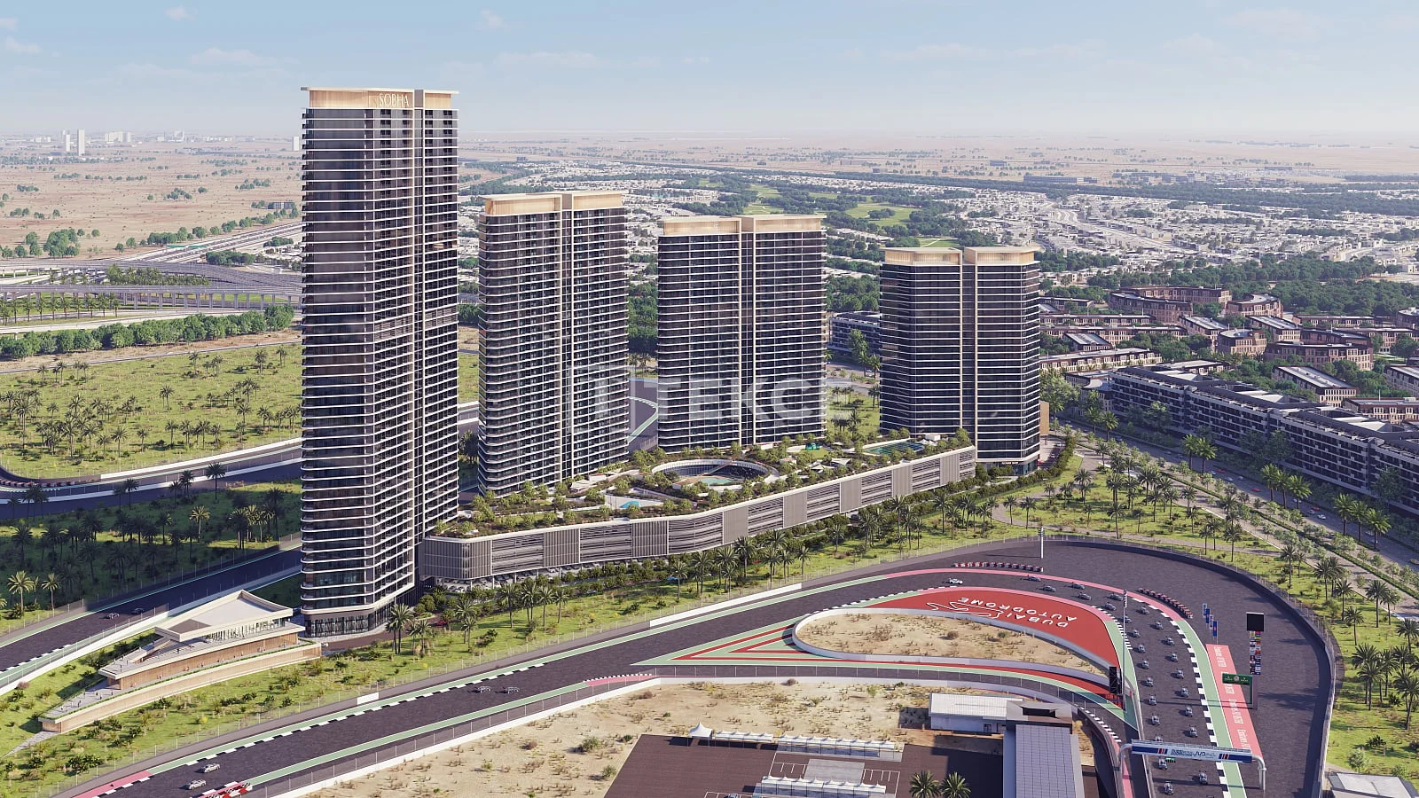 1-Bedroom Apartment with City View on the 22nd Floor in Motor City, Dubai