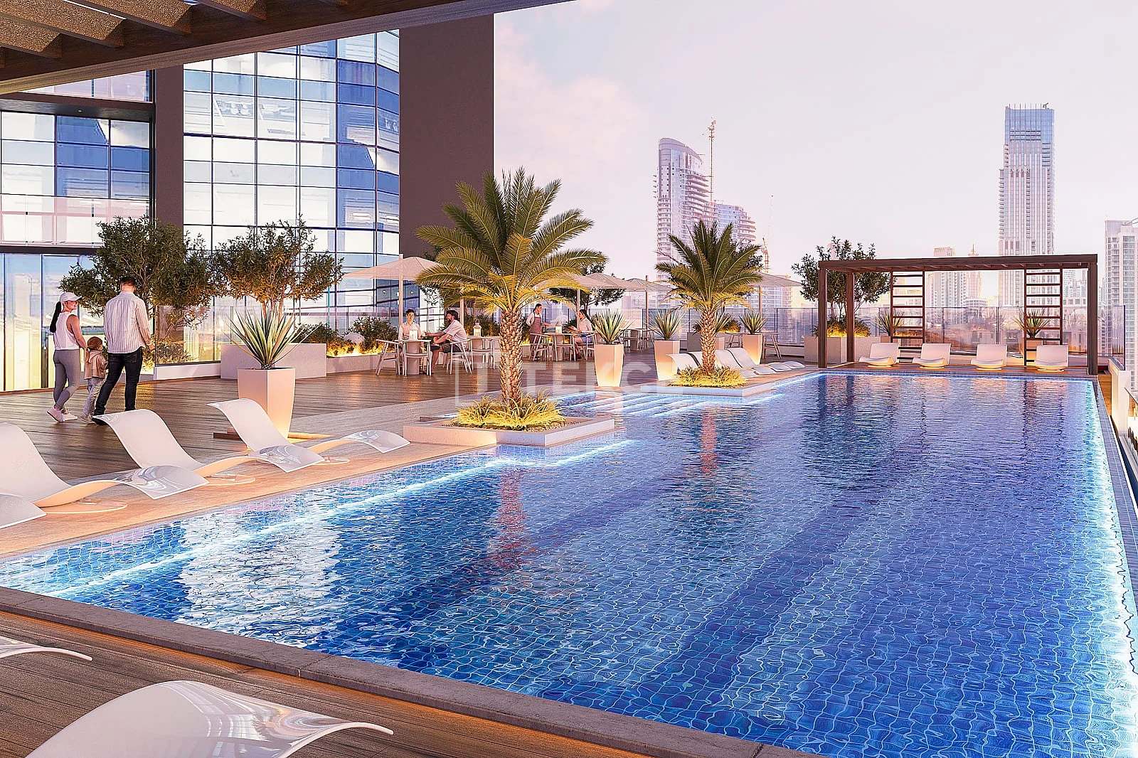 1-Bedroom Apartment with City View in Majan, Dubai