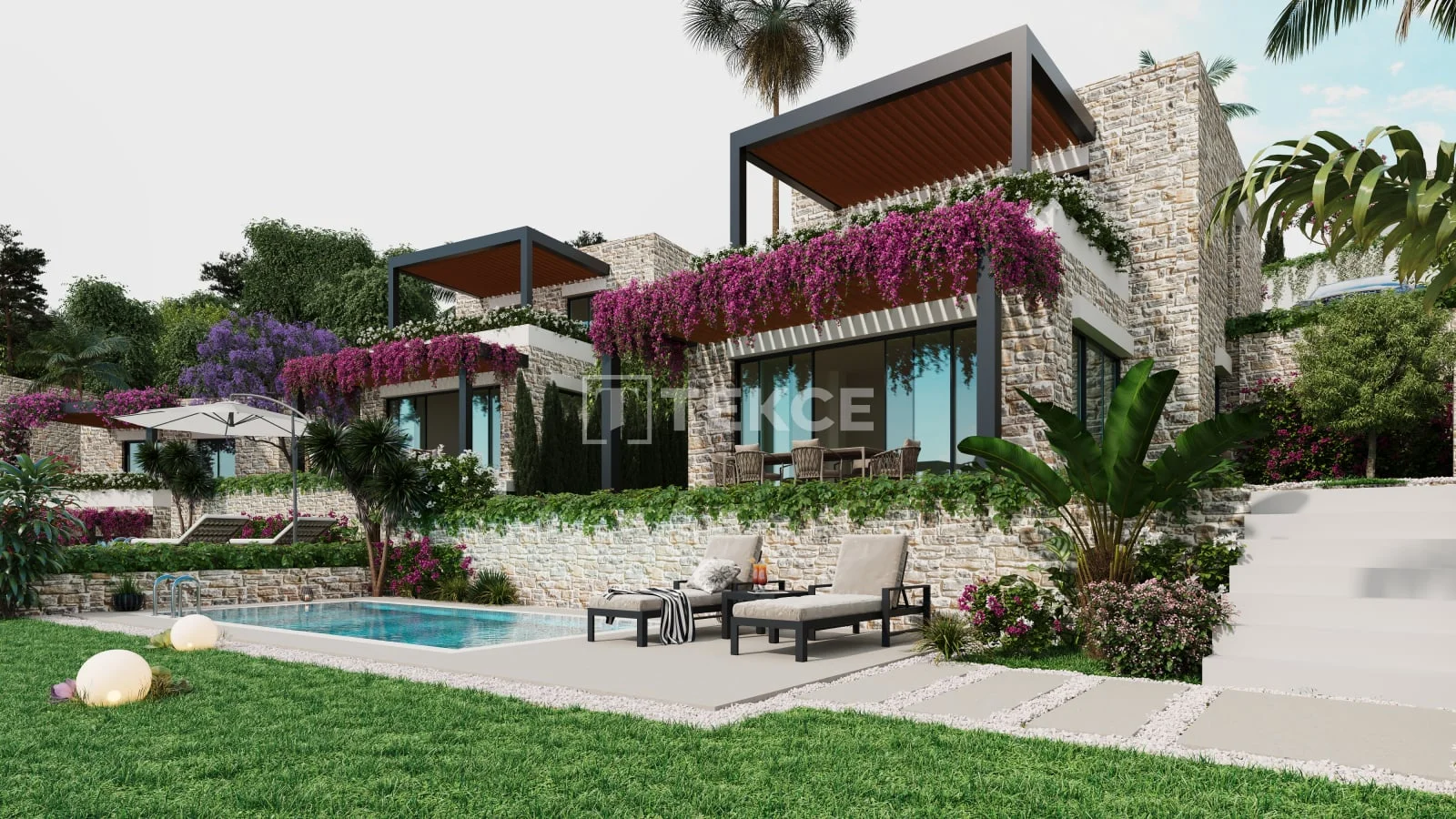 3-Bedroom Villa with Sea View in Bodrum, photo 3