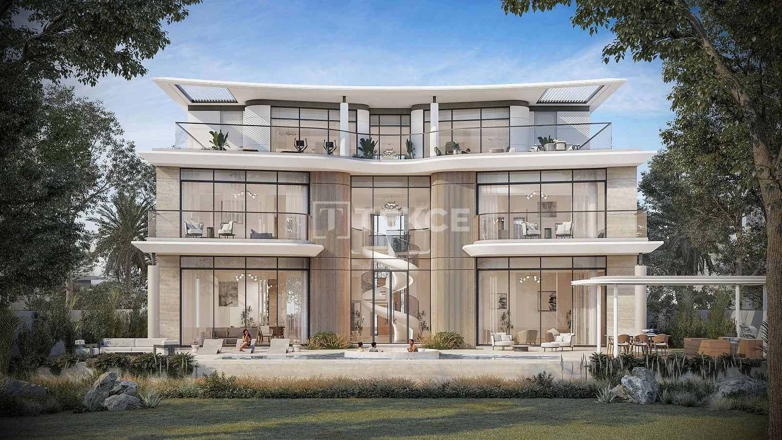 6-Bedroom Villa with Private Garden in Meydan, Dubai