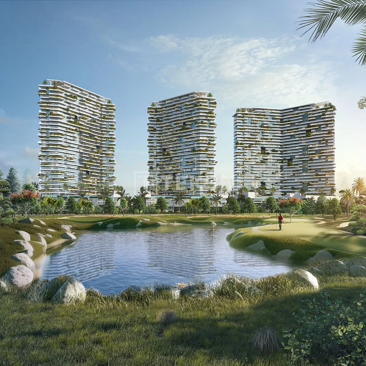 3-Bedroom Apartment with Golf Course View in DAMAC Hills, Dubai