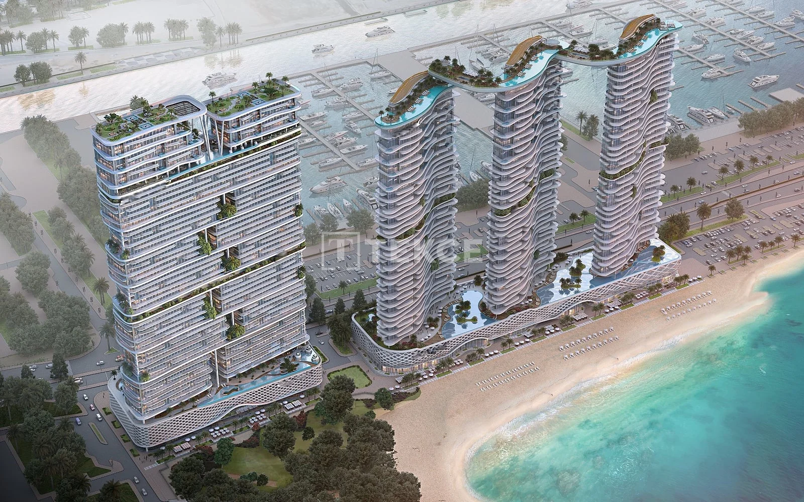 2-Bedroom Apartment with Sea View in Dubai Harbour, Dubai, photo 3