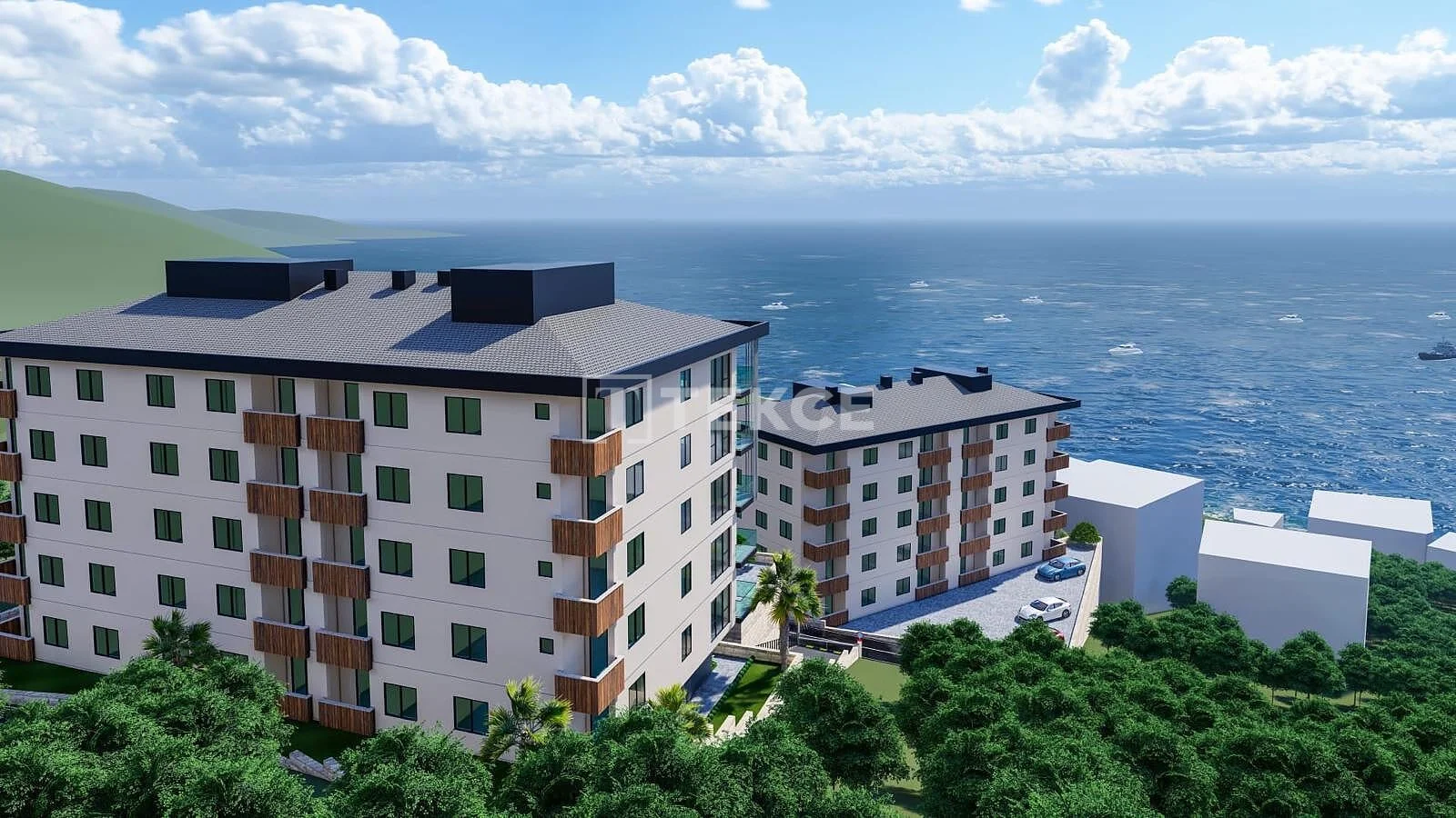 3-Bedroom Apartment with Sea View in Arakli