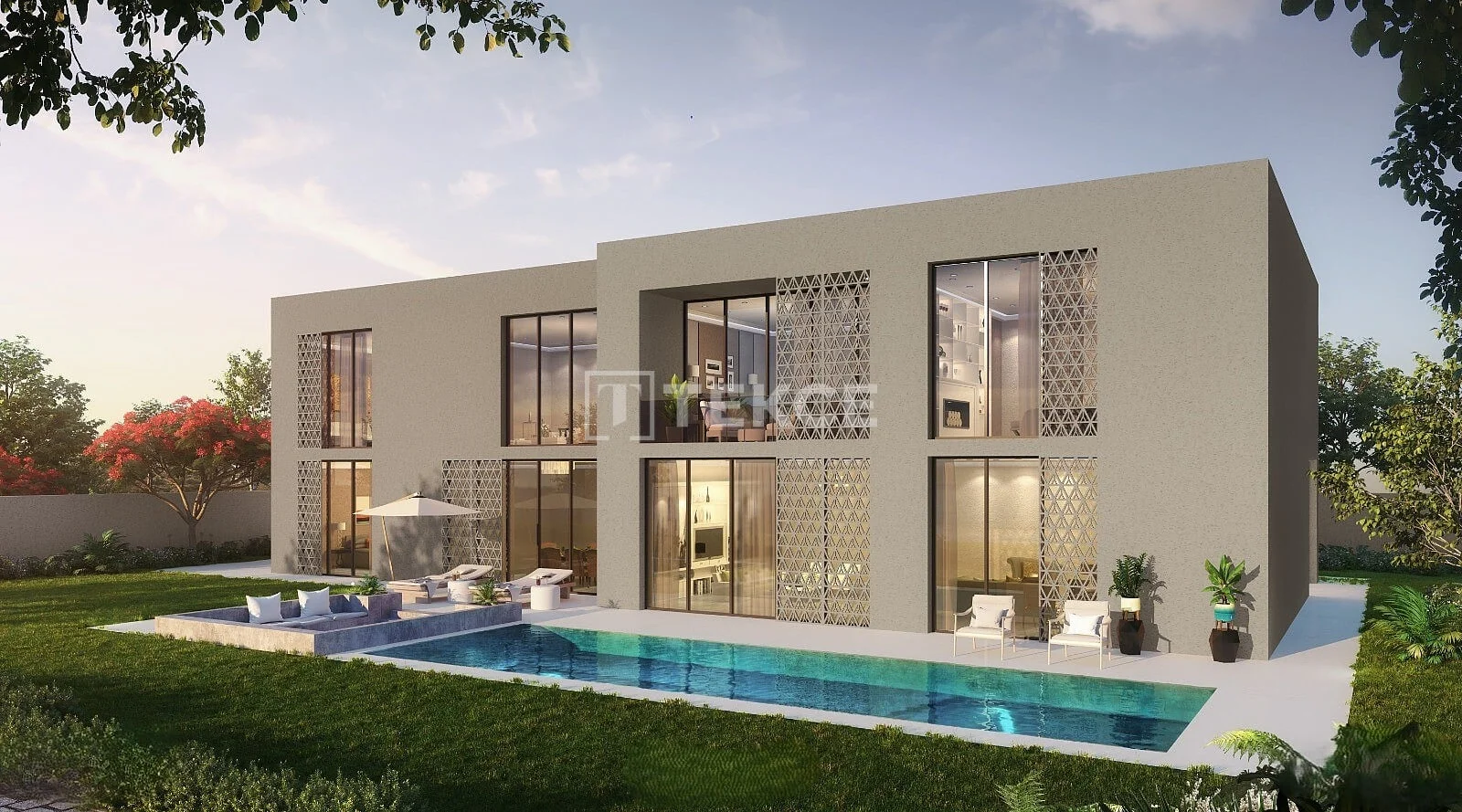 4-Bedroom Townhouse with Private Pool and Garden in Sharjah