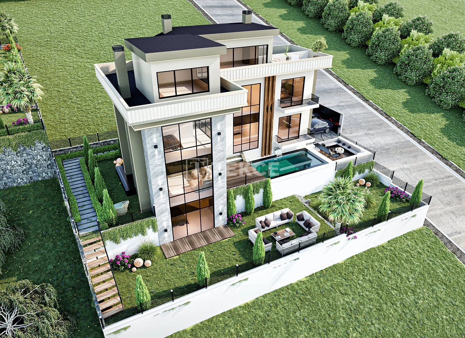 7-Bedroom Villa with Private Pool in Bashiskele, Kocaeli, photo 5