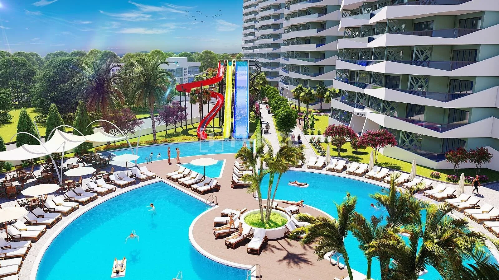 3-Bedroom Penthouse with Sea View in Iskele, Cyprus