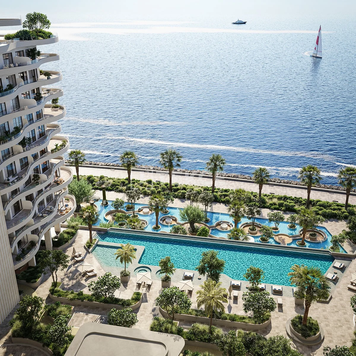 1-Bedroom Beachfront Apartment with Gulf View in Al Marjan, Ras Al Khaimah, photo 3