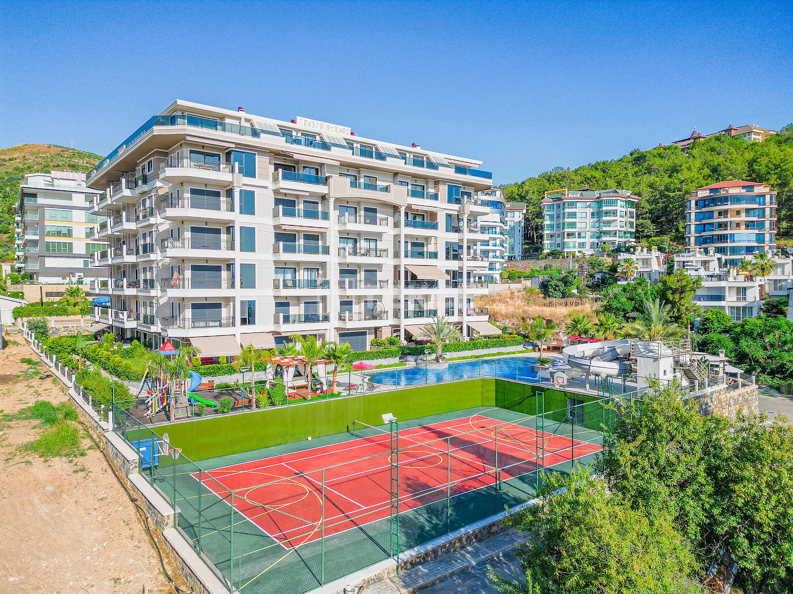 1-Bedroom Apartment with Sea View in Kargicak, Alanya