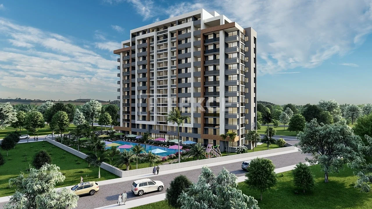 1-Bedroom Apartment with City and Nature Views in Erdemli, Mersin