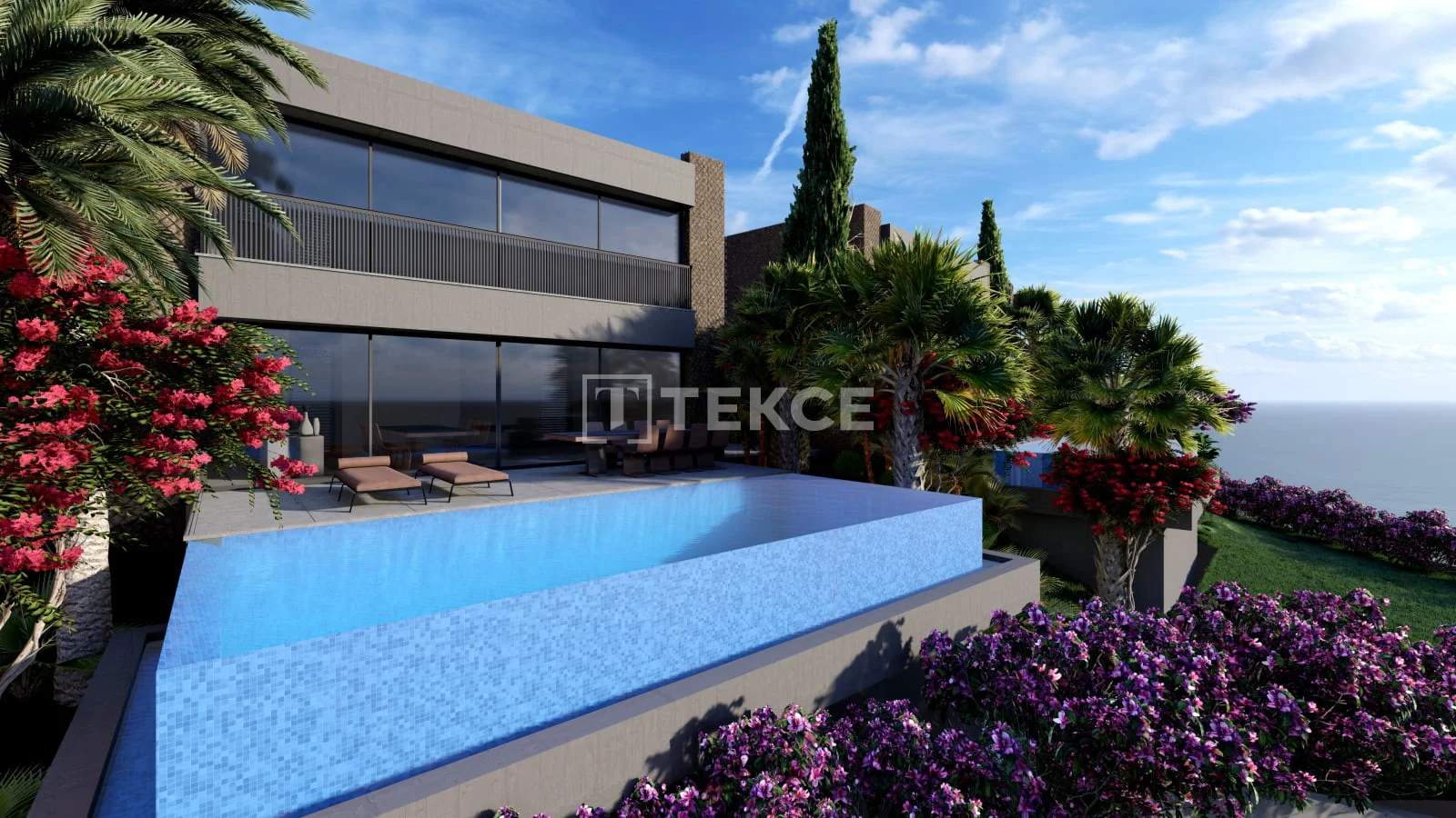 3-Bedroom Villa with Private Pool and Sea View in Kyrenia