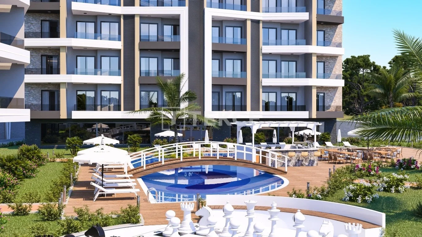 1-Bedroom Apartment with Sea View in Avsallar, Alanya, photo 4