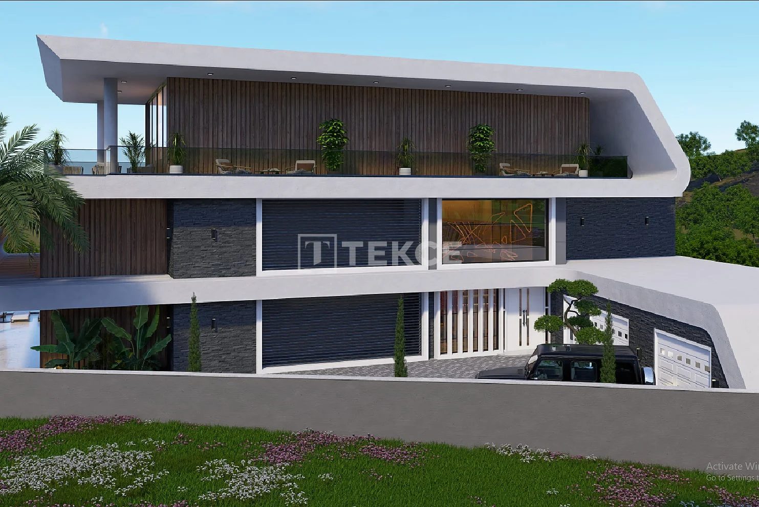 6-Bedroom Villa with Private Pool and Sea View in Cikcilli, Alanya, photo 4