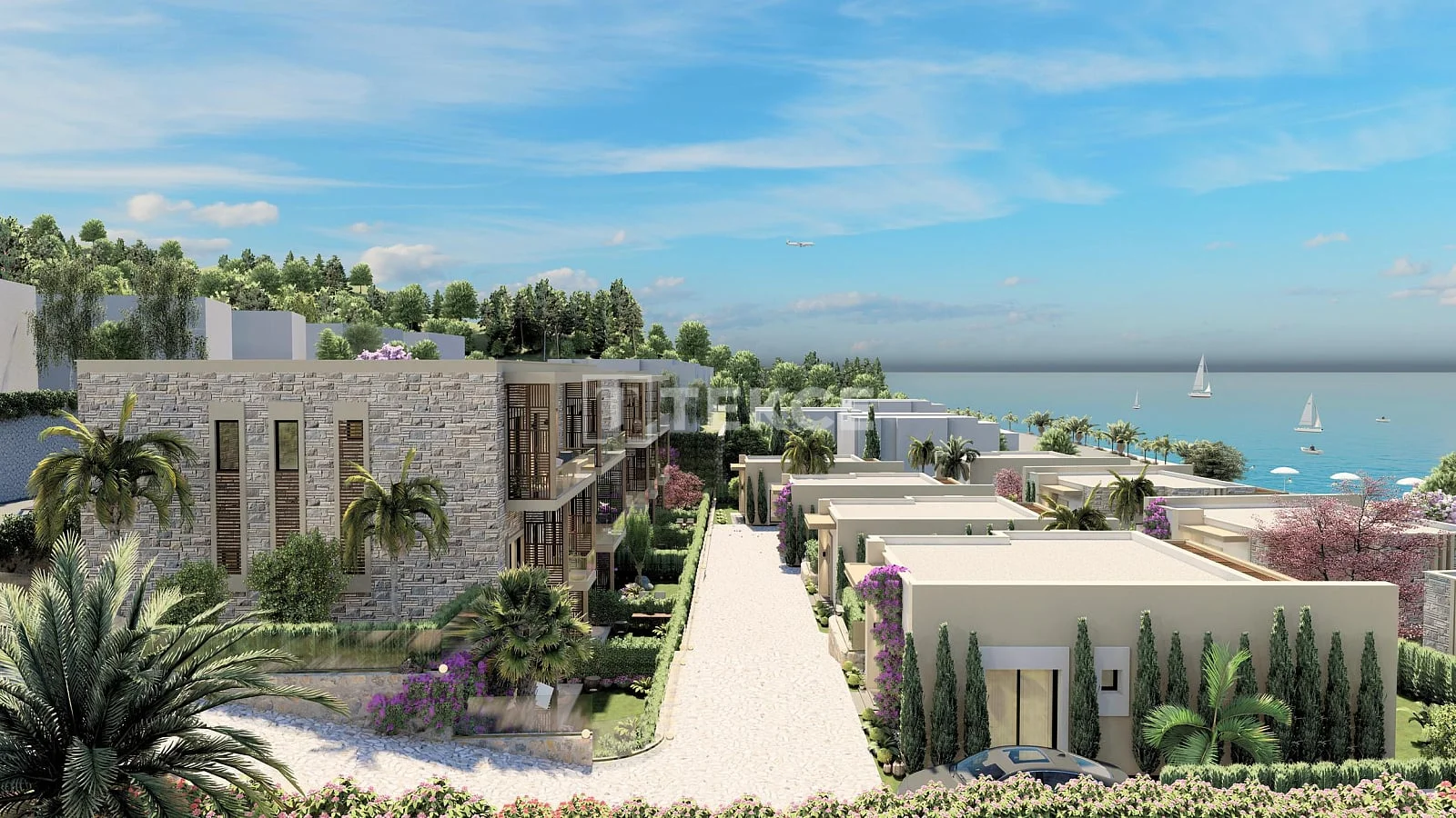 3-Bedroom Penthouse with Sea View in Bodrum