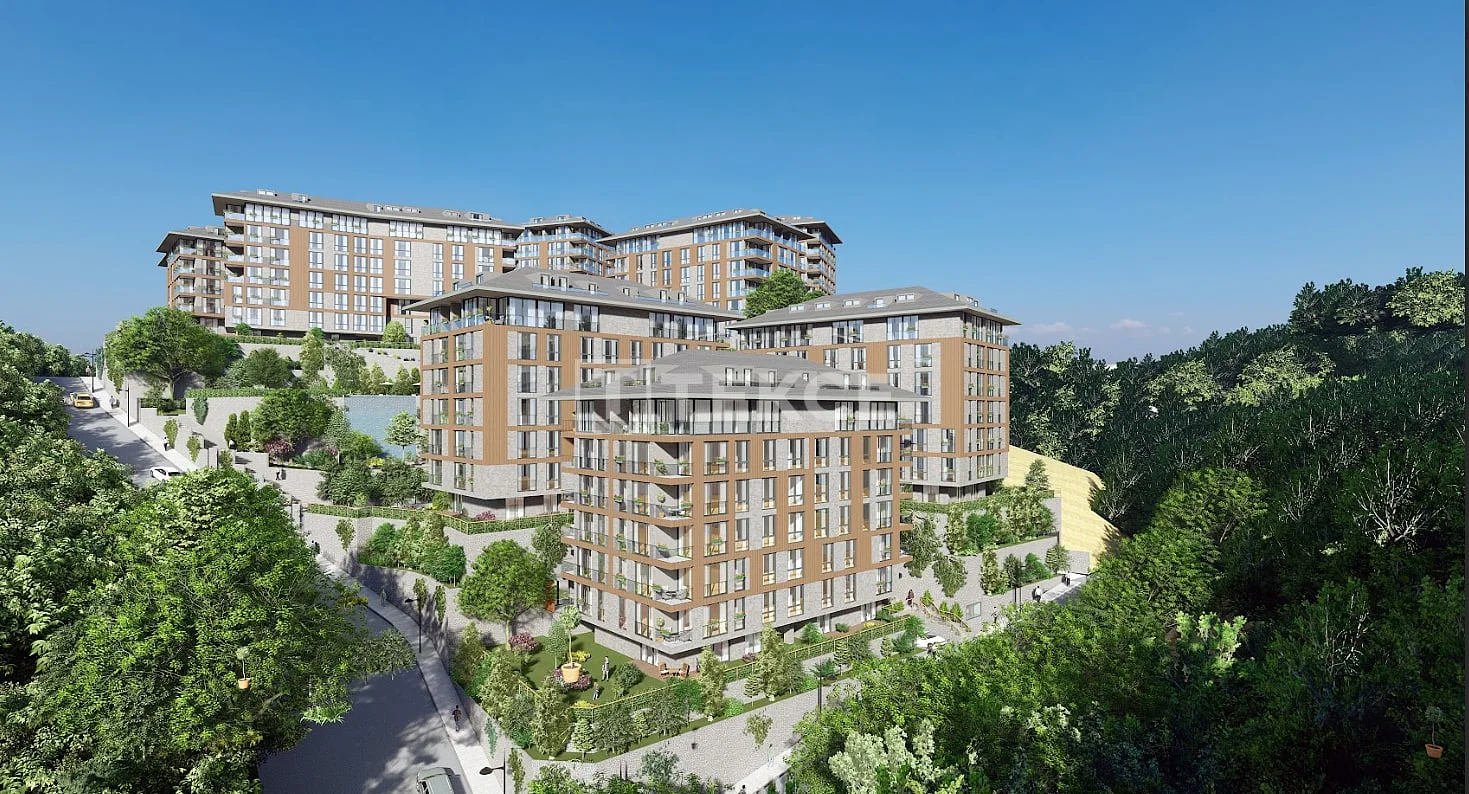 2-Bedroom Apartment with City and Nature Views in Bahcelievler, Istanbul