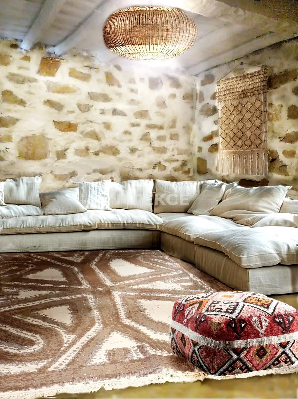 4-Bedroom Stone Villa with Garden in Milas, photo 3