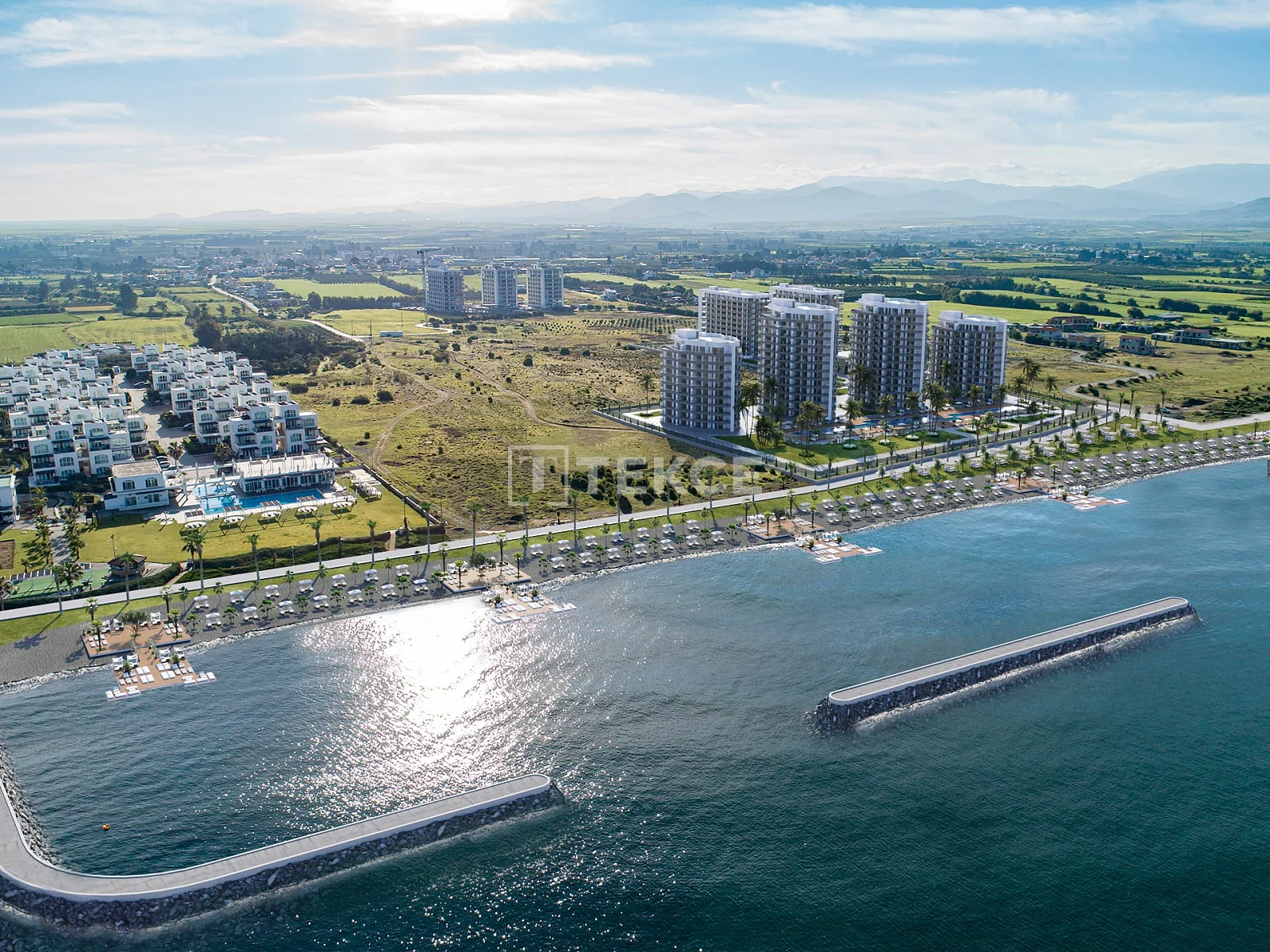 1-Bedroom Beachfront Apartment with Sea View in Lefke, Cyprus