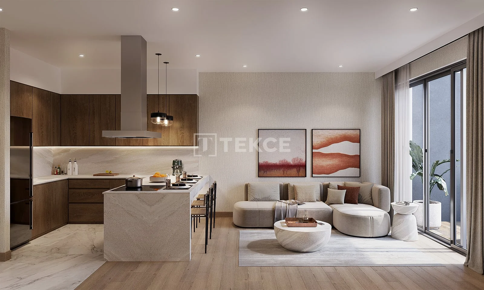 2-Bedroom Apartment with City View in Istanbul, photo 4