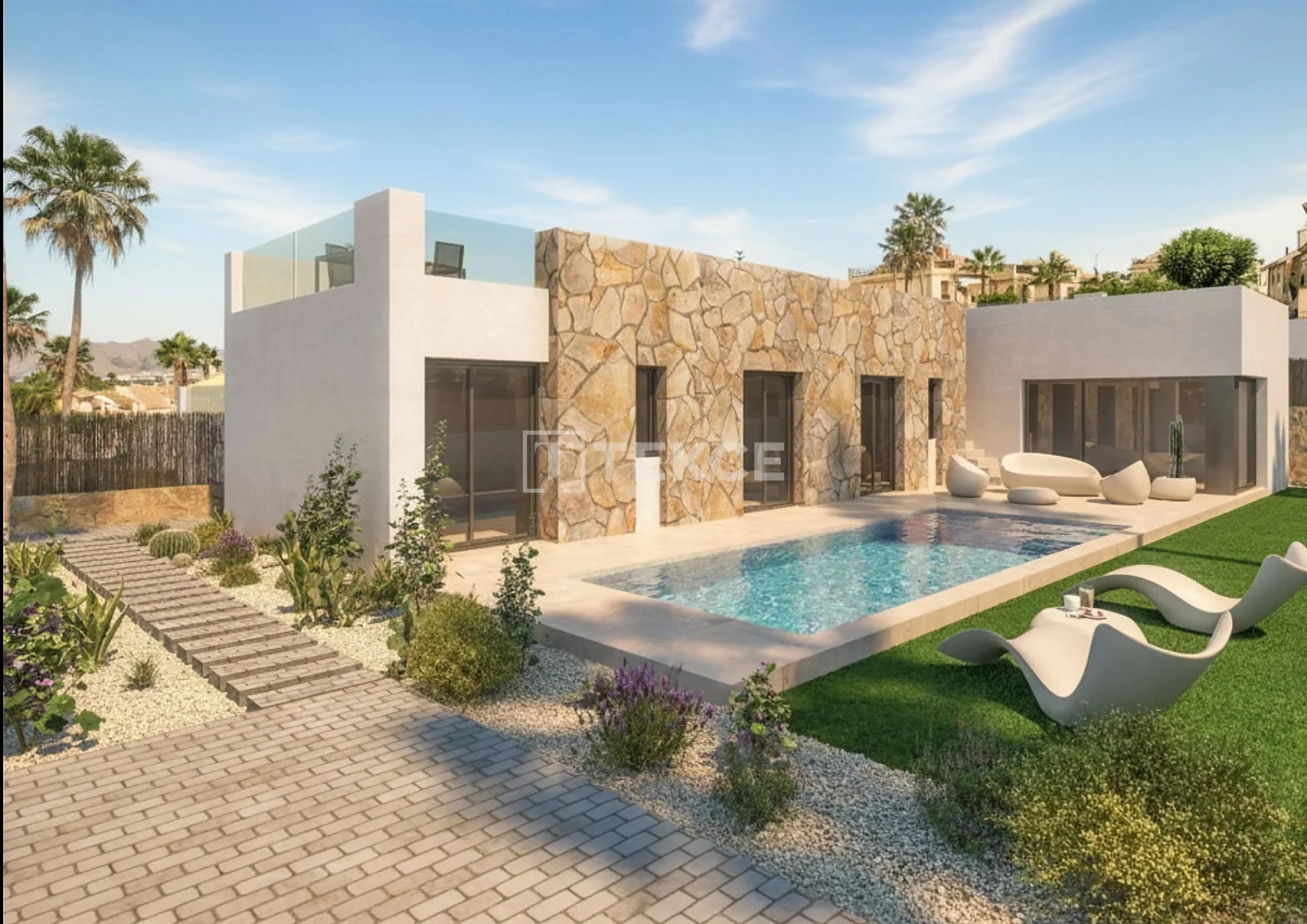 3-Bedroom Villa with Private Pool and Garden in Algorfa