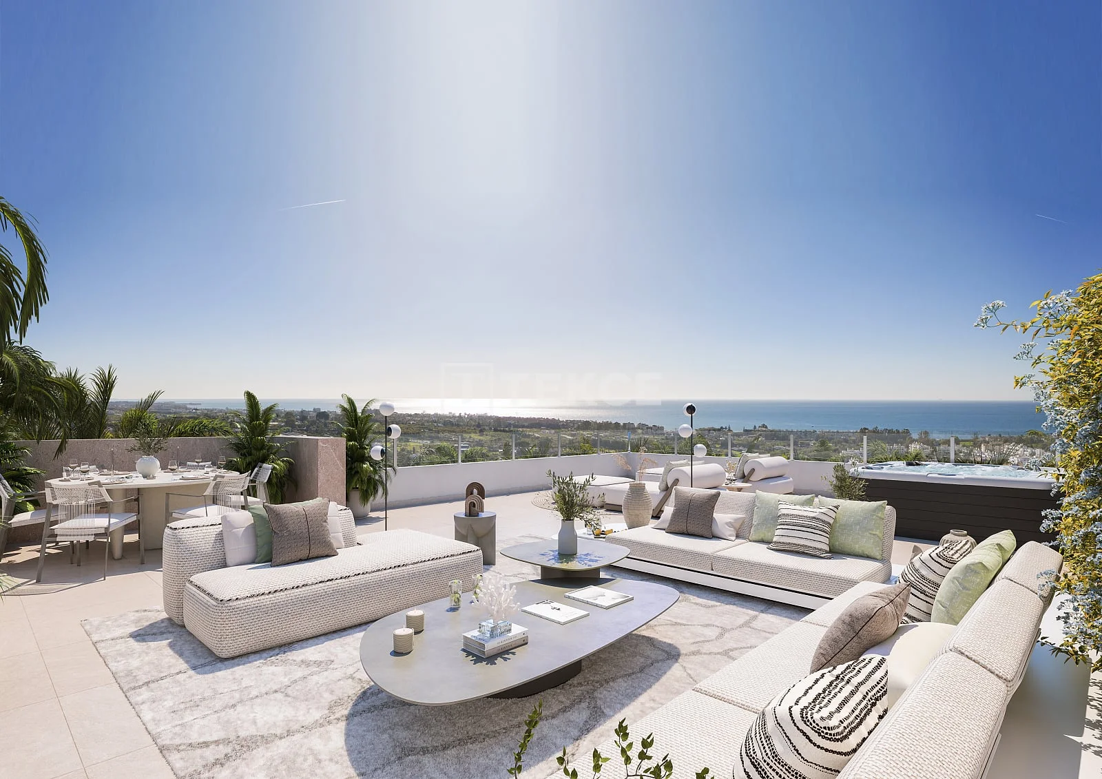 2-Bedroom Penthouse with Sea View in Estepona