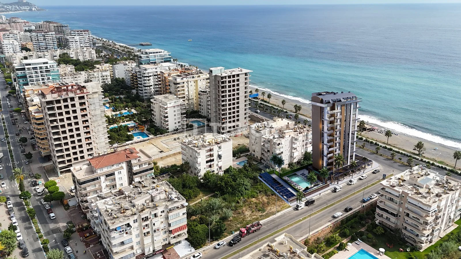 4-Bedroom Apartment with Panoramic Sea View in Mahmutlar, Alanya