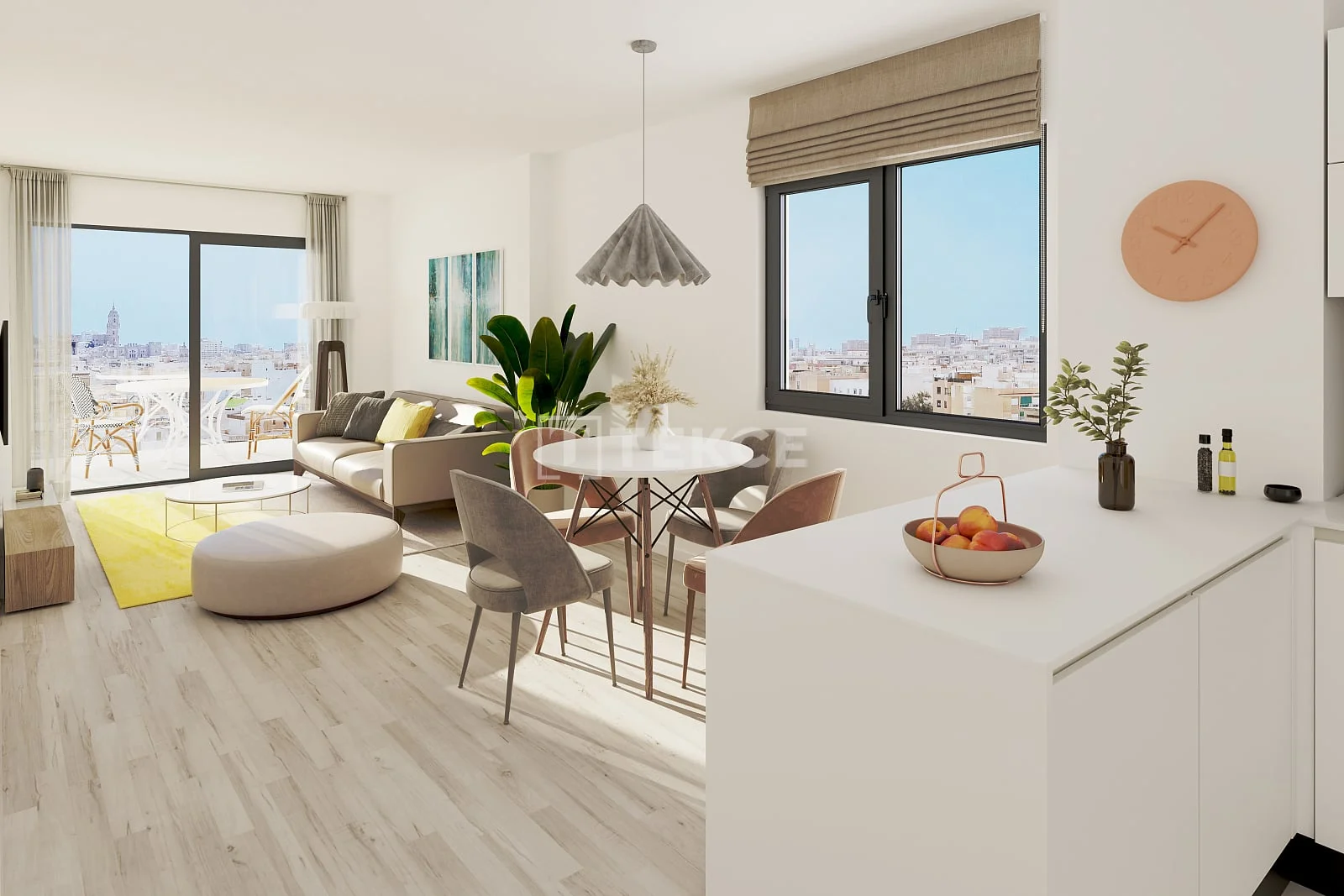 2-Bedroom Apartment with Shared Pool in Malaga City Center