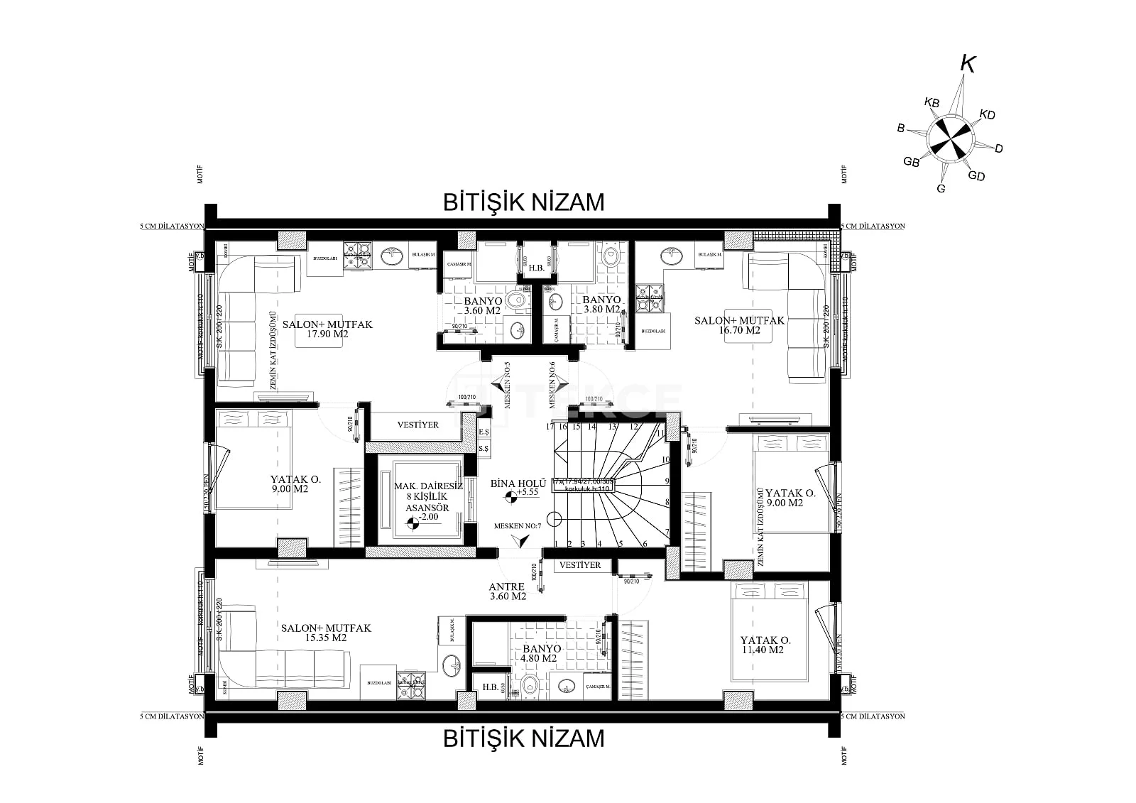 1-Bedroom Apartment in Kepez, Antalya, photo 4