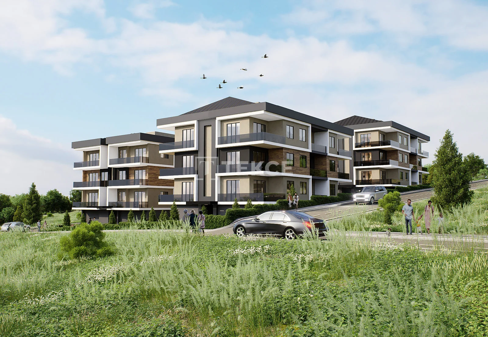 2-Bedroom Apartment with Sea View in Yalova