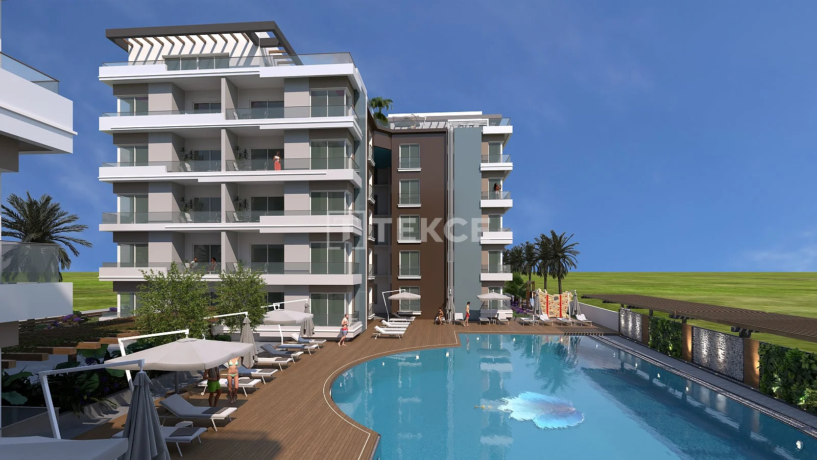 2-Bedroom Penthouse with Sea and Mountain Views in Iskele, Cyprus
