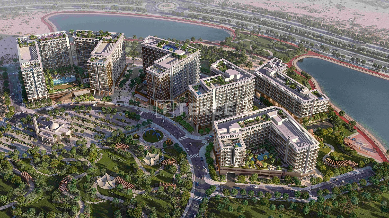 Studio with Lake View in Dubai Production City