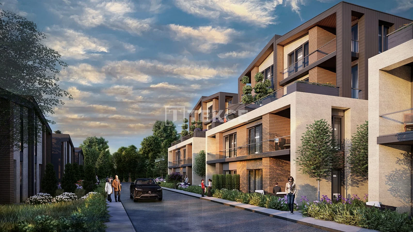 Сдвоенная вилла 5 комнат (4 спальни) в Стамбуле, 326 м²