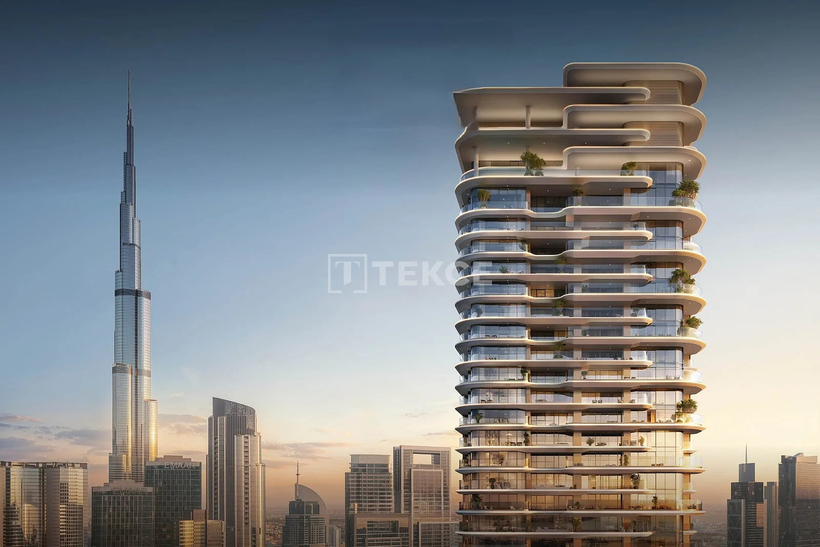 3-Bedroom Apartment with Sea and City Views in Downtown Dubai