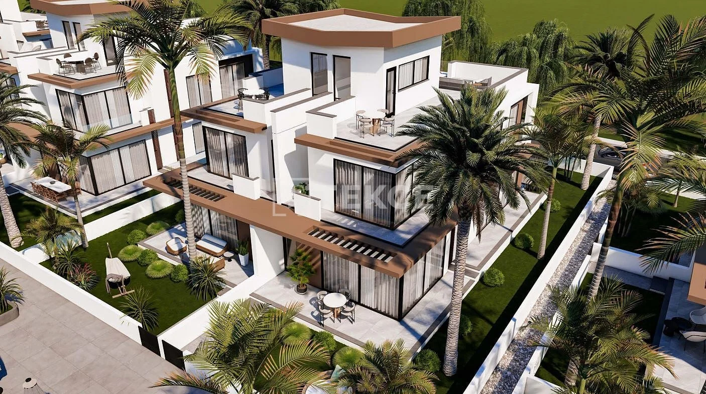 Двухэтажная вилла 4 комнаты (3 спальни) в Газимагусе, фото 4