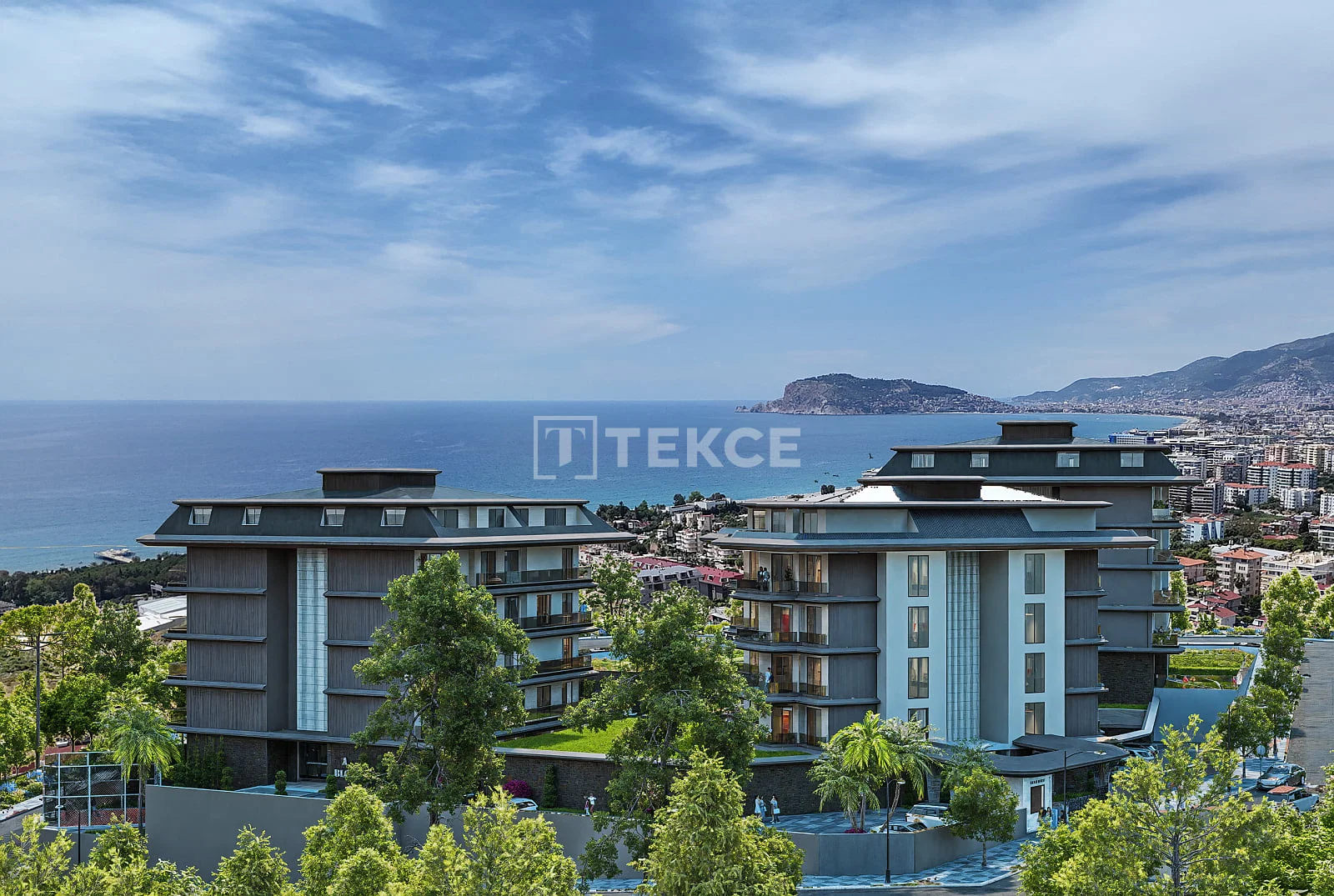 2-Bedroom Apartment with Sea View in Kestel, Alanya