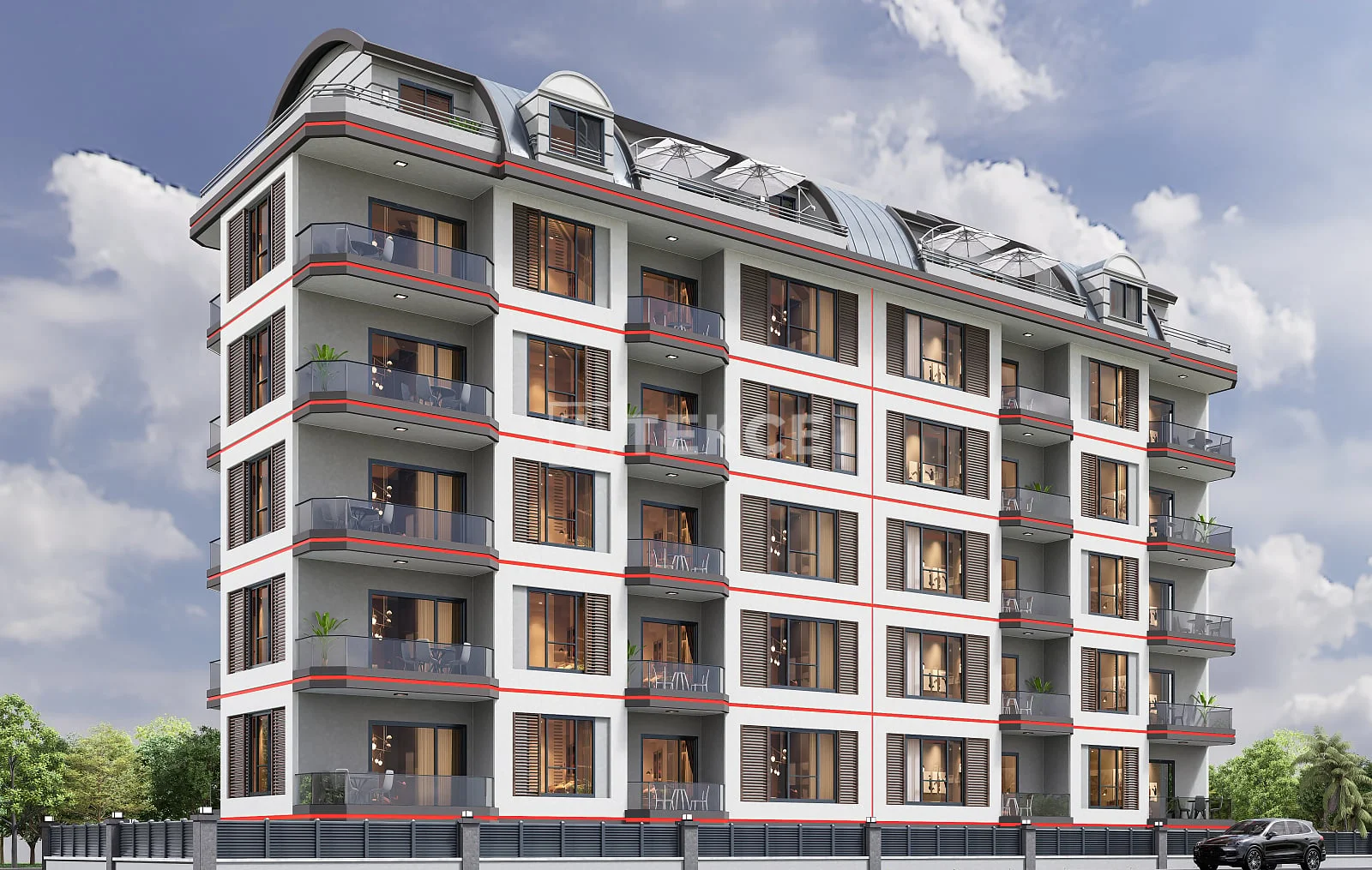 1-Bedroom Apartment with Sea View in Mahmutlar, Alanya, photo 5