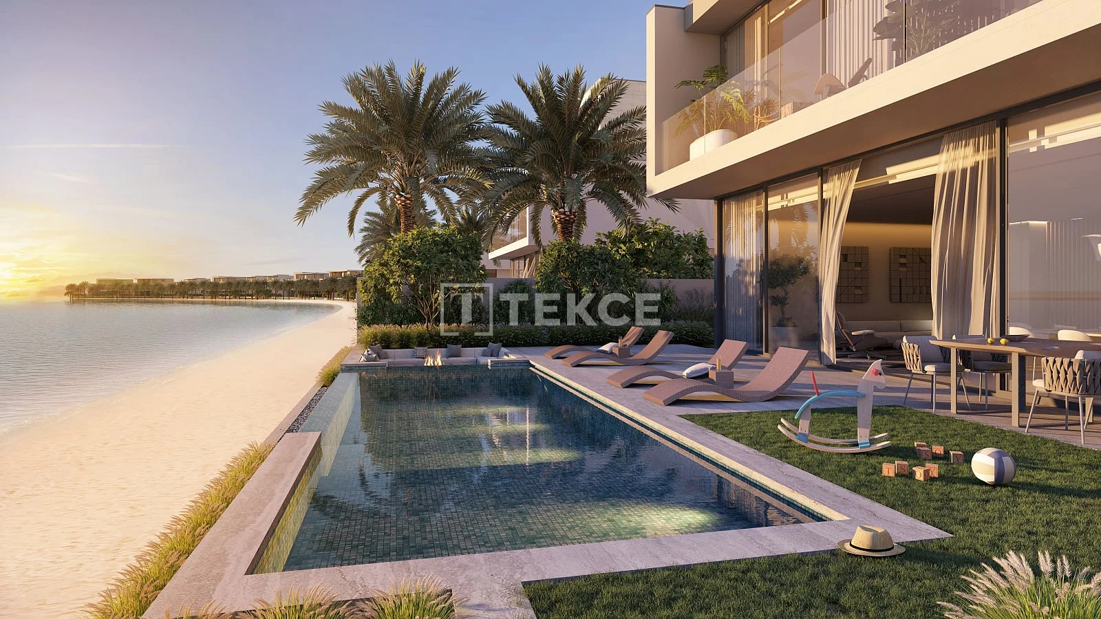 6-Bedroom Beachfront Villa with Private Pool in Jebel Ali, Dubai, photo 4