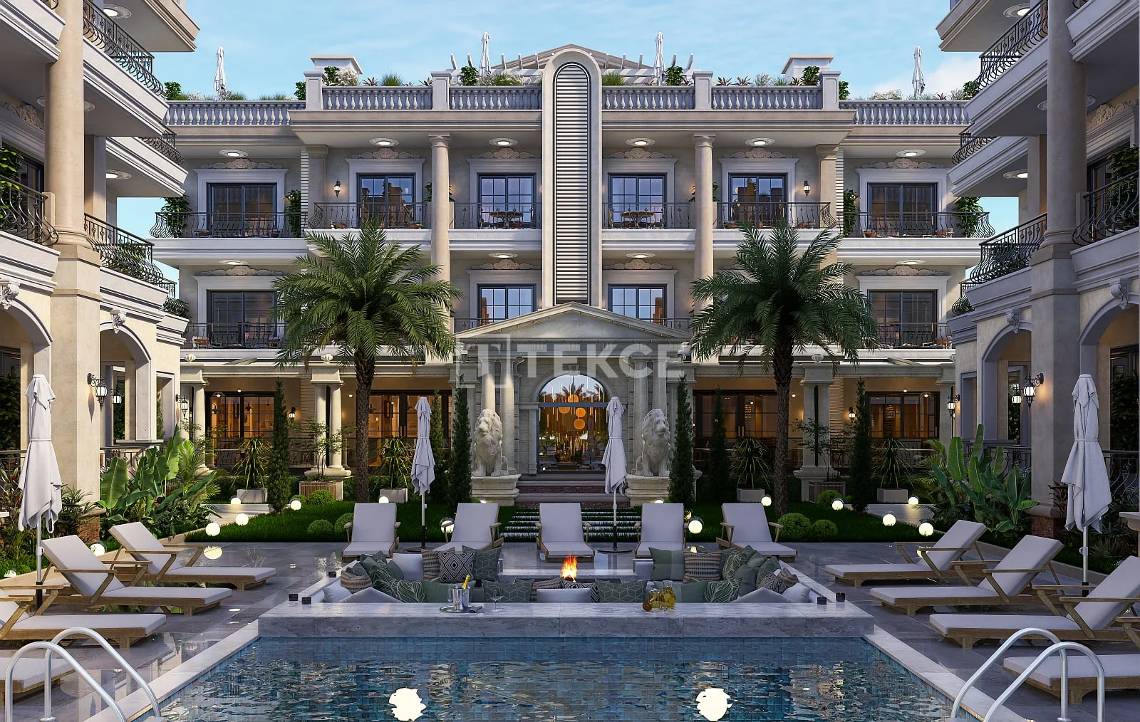 1-Bedroom Apartment with Sea View in Iskele, Northern Cyprus