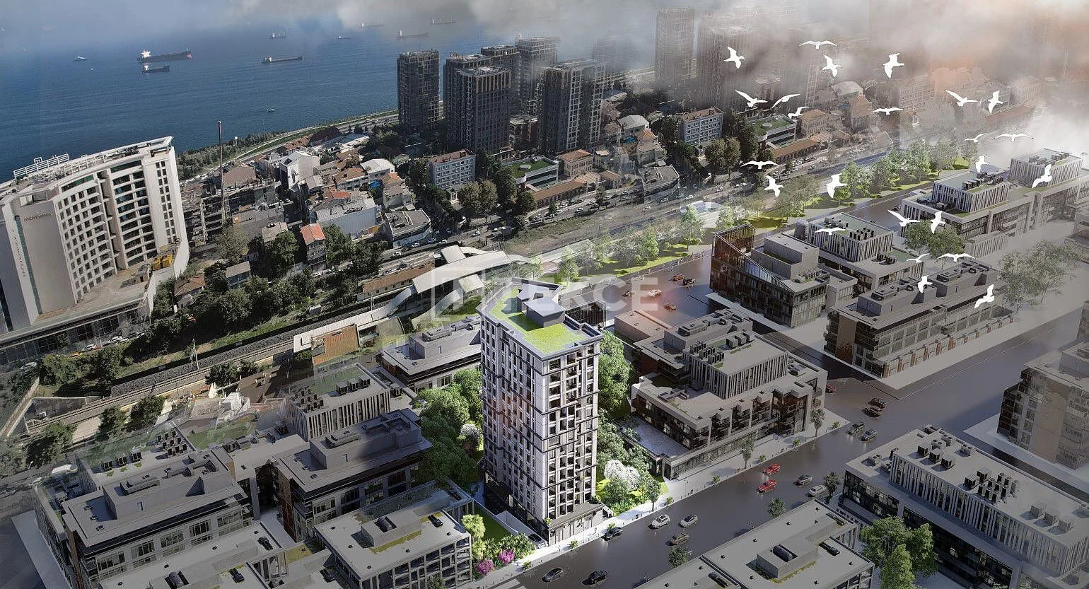 3-Bedroom Apartment with Sea and City Views in Zeytinburnu, Istanbul