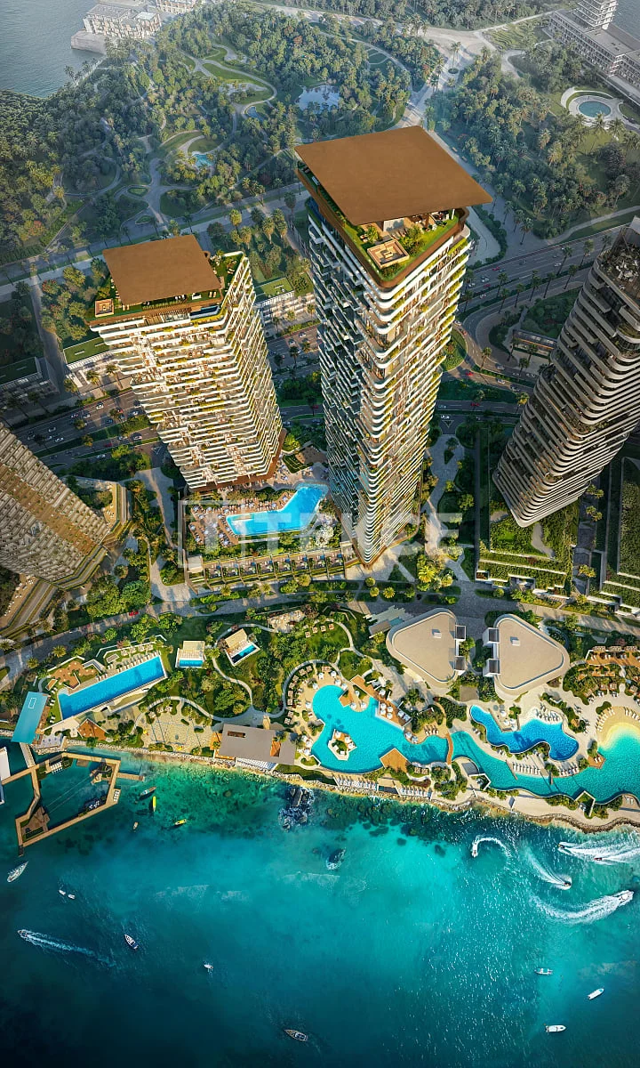 2 комнаты (1 спальня) с видом на море в Dubai Maritime City, фото 3