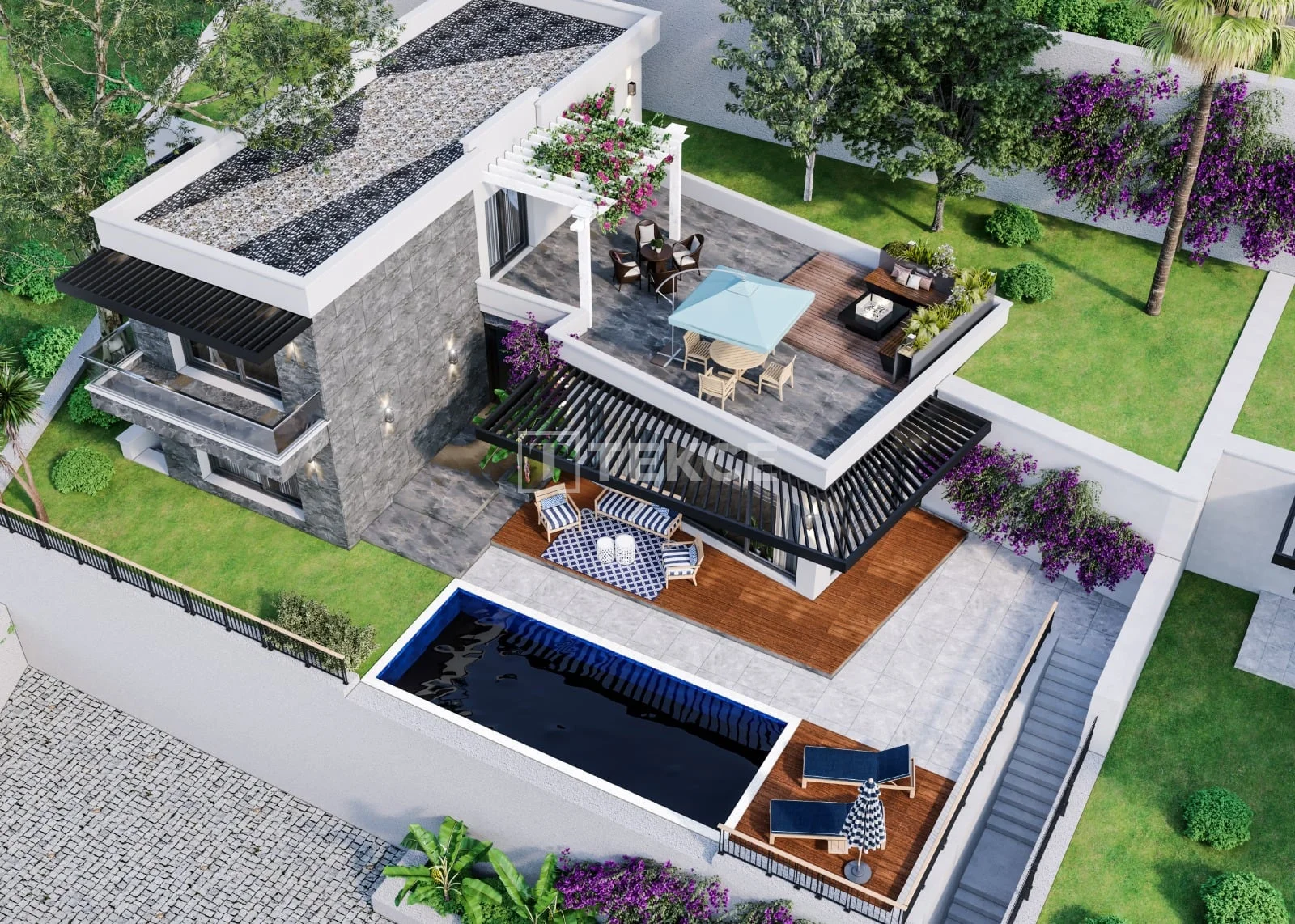 6-Bedroom Villa with Private Pool and Sea View in Yalikavak, Bodrum, photo 3