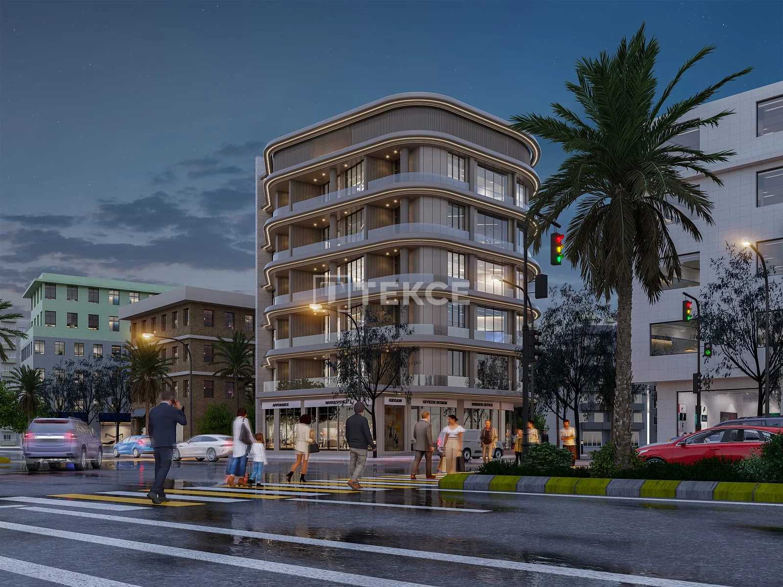 Commercial Office with Sea and City Views in Mersin