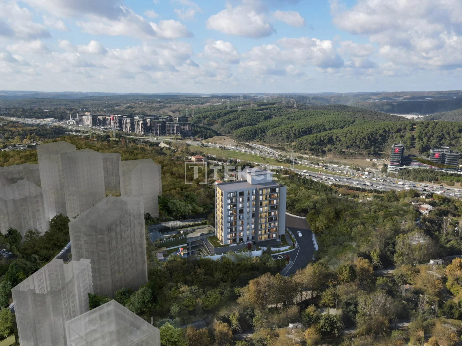 2-Bedroom Apartment with Forest View in Kagithane, Istanbul, photo 4