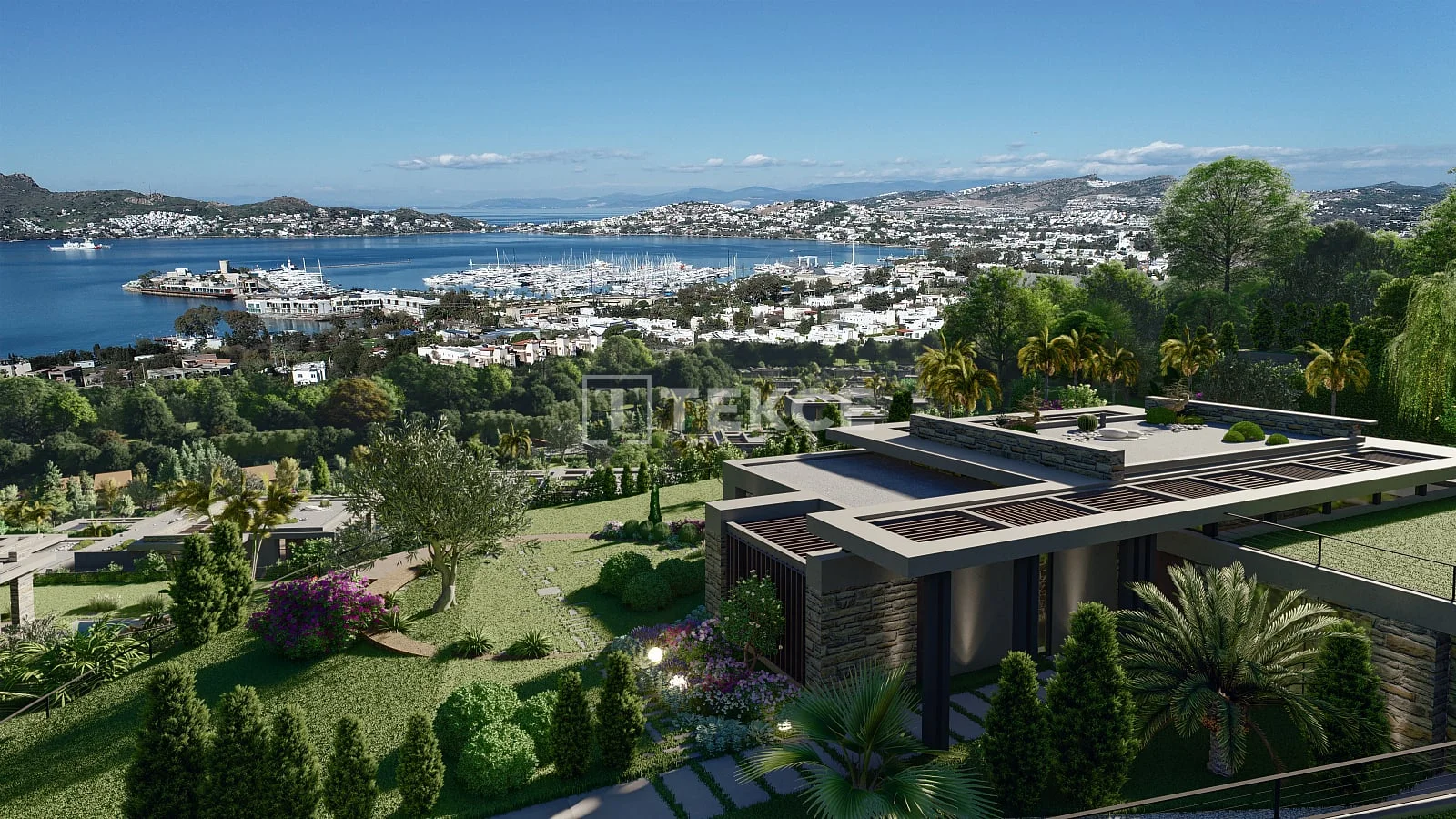 8-Bedroom Luxury Villa with Sea View in Yalikavak, photo 4