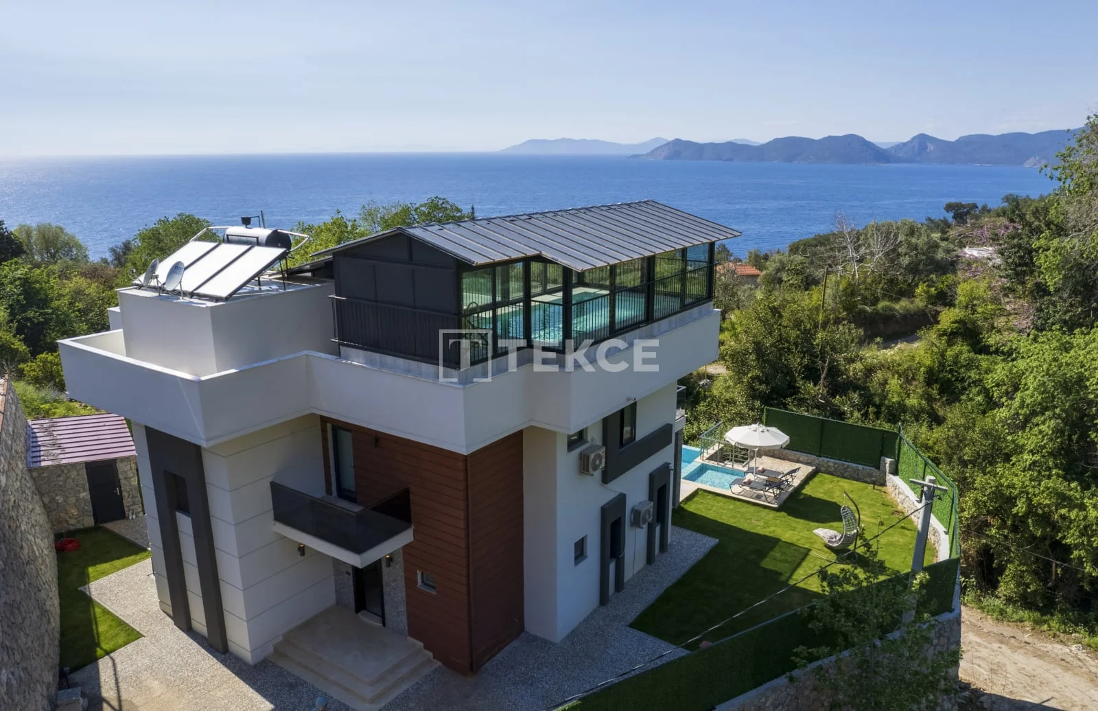 4-Bedroom Villa with Sea View in Fethiye