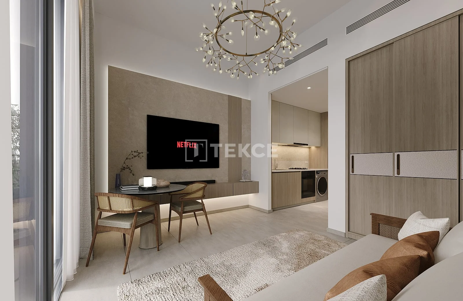 2-Bedroom Apartment with City View in Al Furjan, Dubai, photo 4
