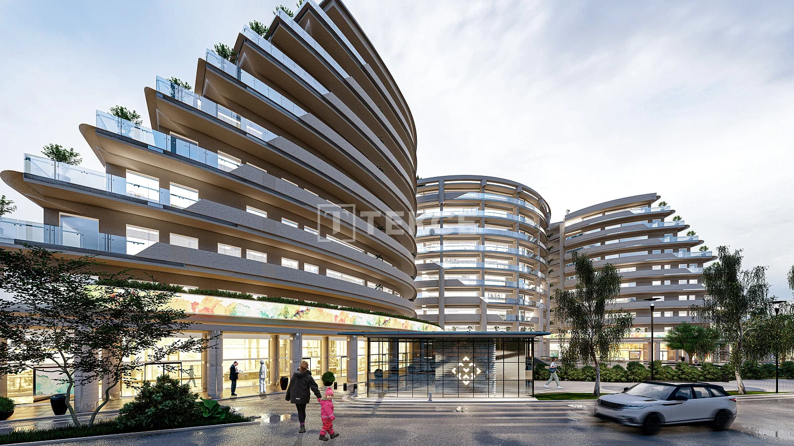 3-Bedroom Apartment with Mountain, Sea and City Views in Kyrenia, North Cyprus