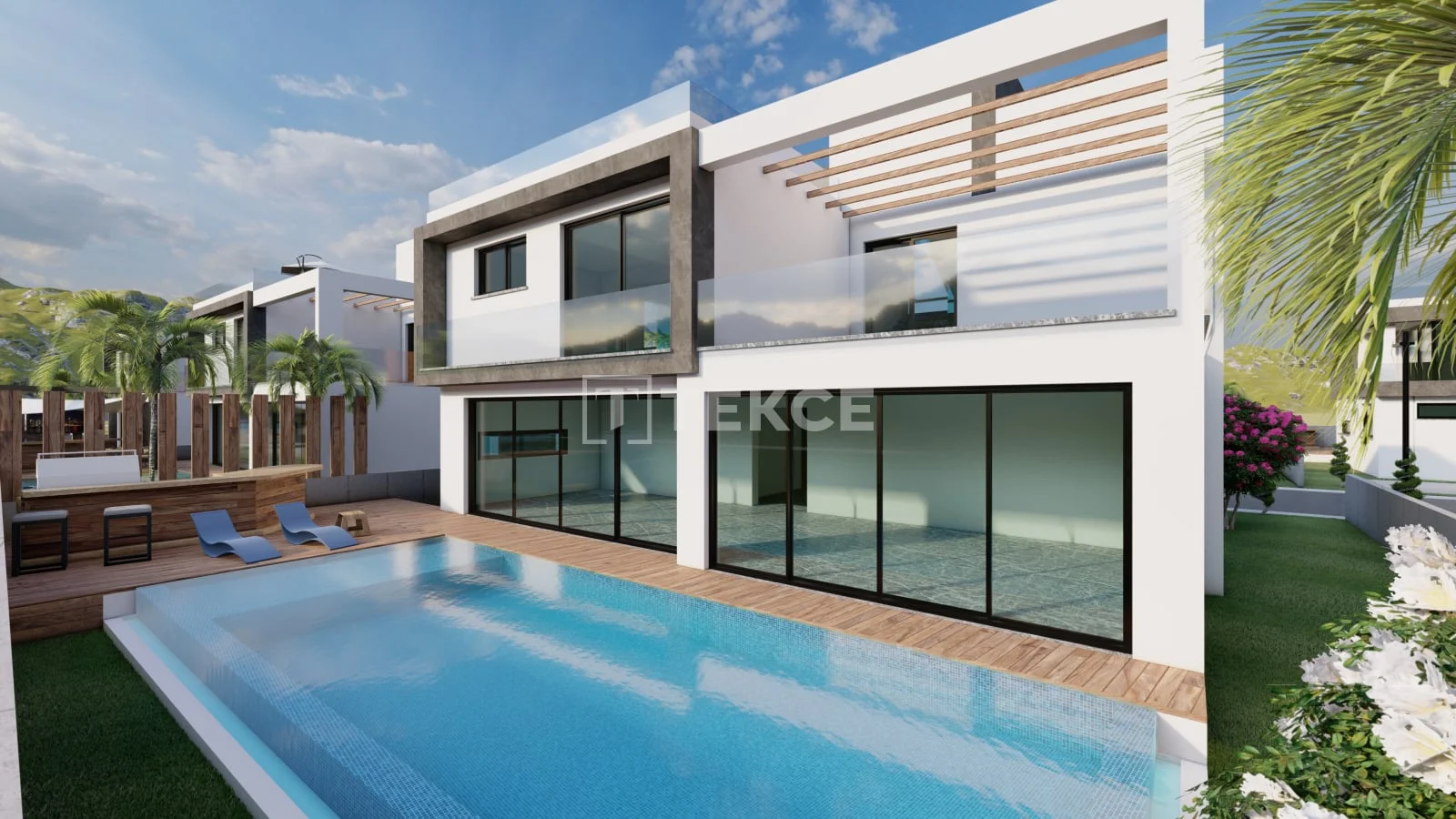 3-Bedroom Villa with Sea and Mountain Views in Iskele
