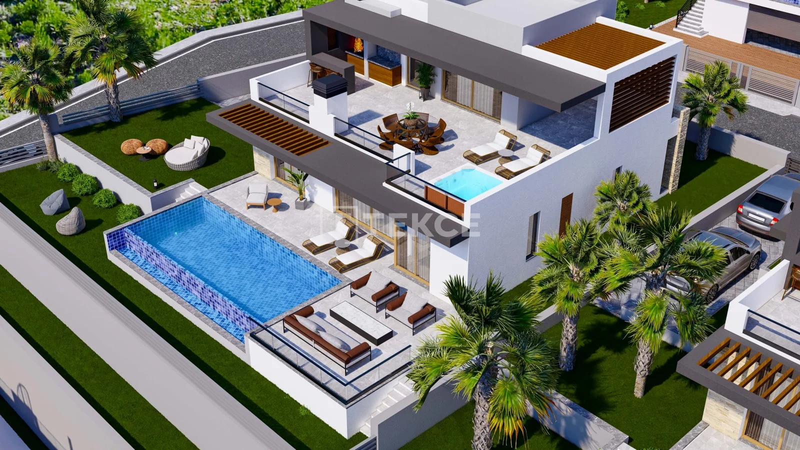 6-Bedroom Villa with Sea View and Private Pool in Kyrenia, photo 5